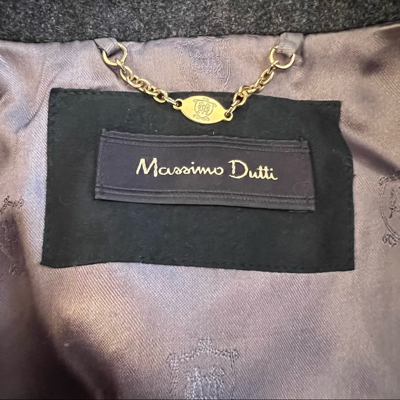 MASSIMO DUTTI Grey wool blazer - Picture 9 of 16